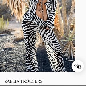 Rat and boa zebra pant